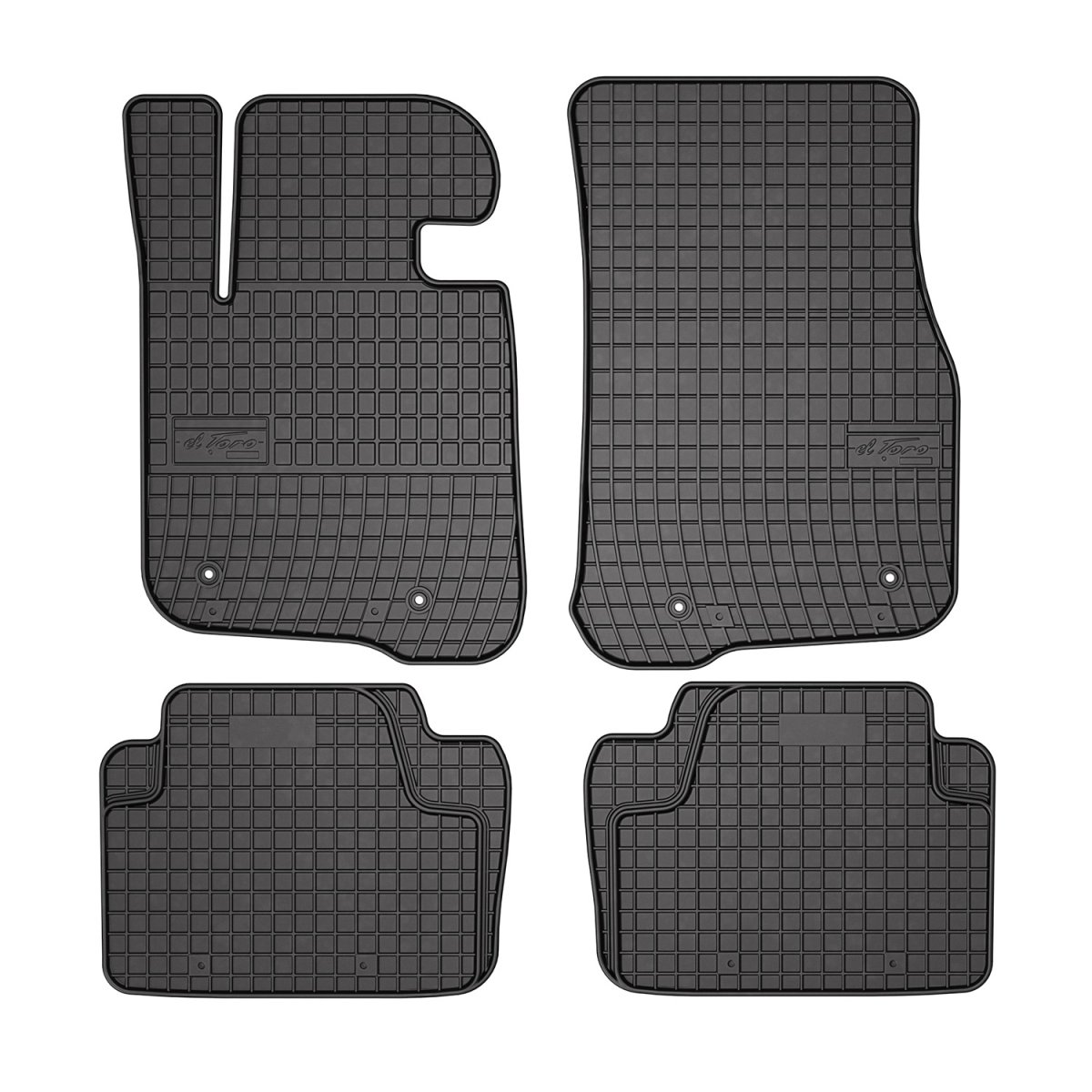 BMW 4 SERIES F33 Floor Mats - Omac - El Toro Rubber - Black - '14-'20 BMW 4 SERIES F33 Floor Mats - Omac - El Toro Rubber - Black - '14-'20